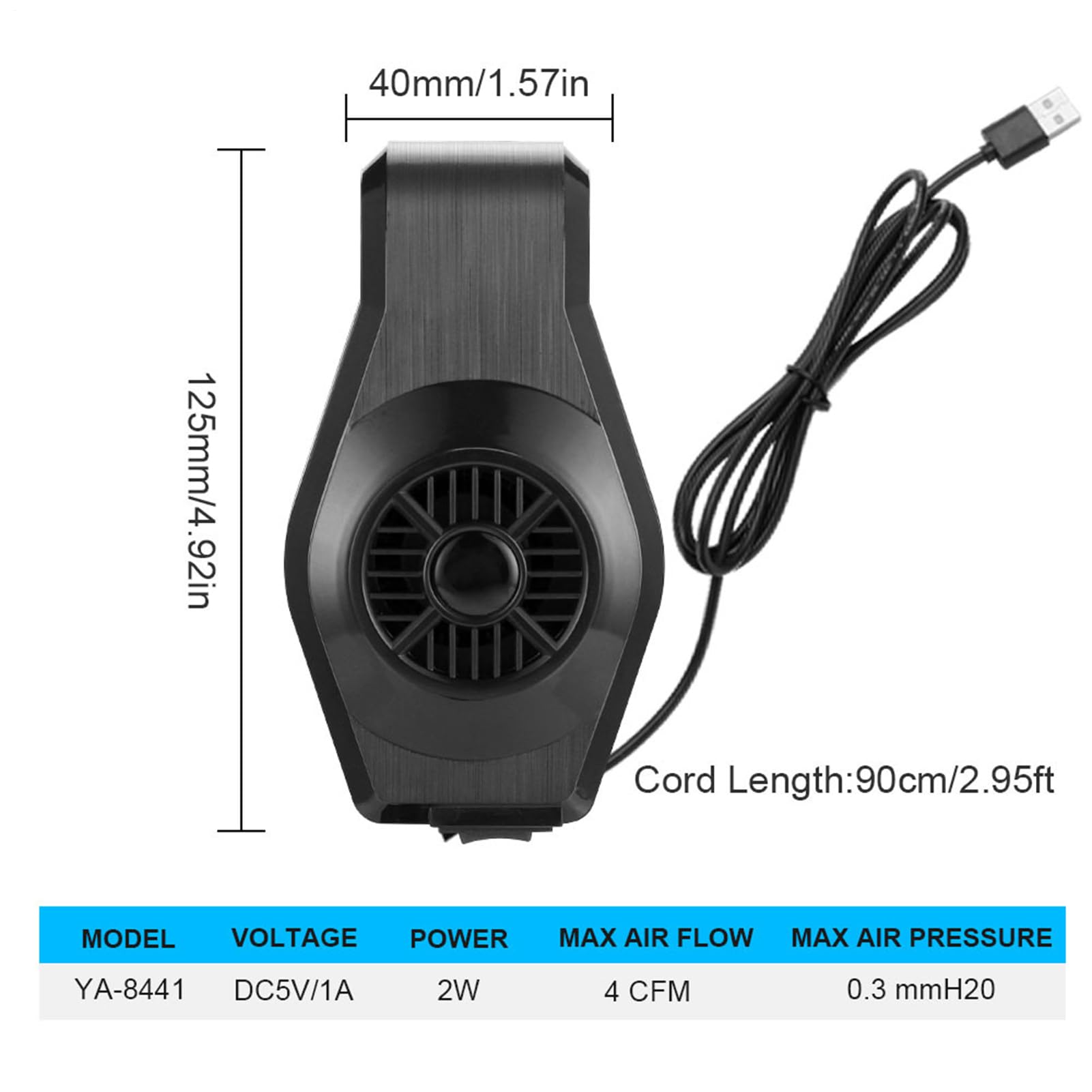 Ventilatore Raffreddamento Acquario, Ventilatore Per Acquari Di Acqua E Salata, Raffreddatore Potente Regolabile Controllo Temperatura Circolazione Aria Dissipazione Flusso D'aria