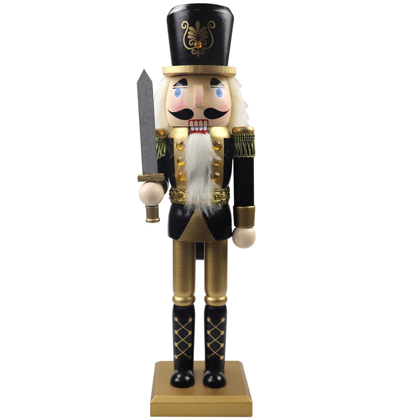 Tsophreniq Christmas Nutcrackers Ornament, Wood Soldier Figures Standing Decorations for Soldier