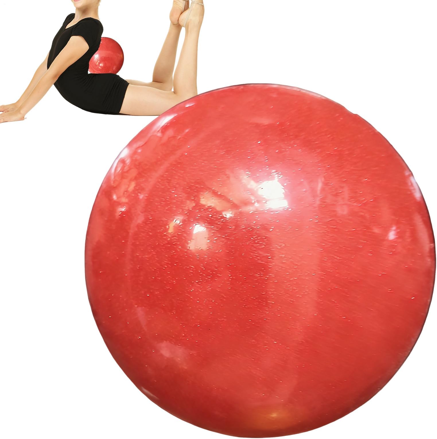 Gymnastics Ball - High Elasticity Professional Ergonomic | Youth Girls Rhythmic Competition Exercise Ball,for Gymnasts Artists Performance Fitness Home Studio