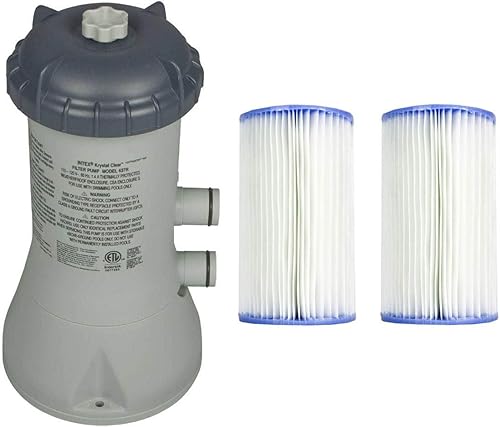 Miniatura 1 de Intex Sistema de bomba de filtro de piscina sobre el suelo fácil de instalar de 1000 GPH + filtros