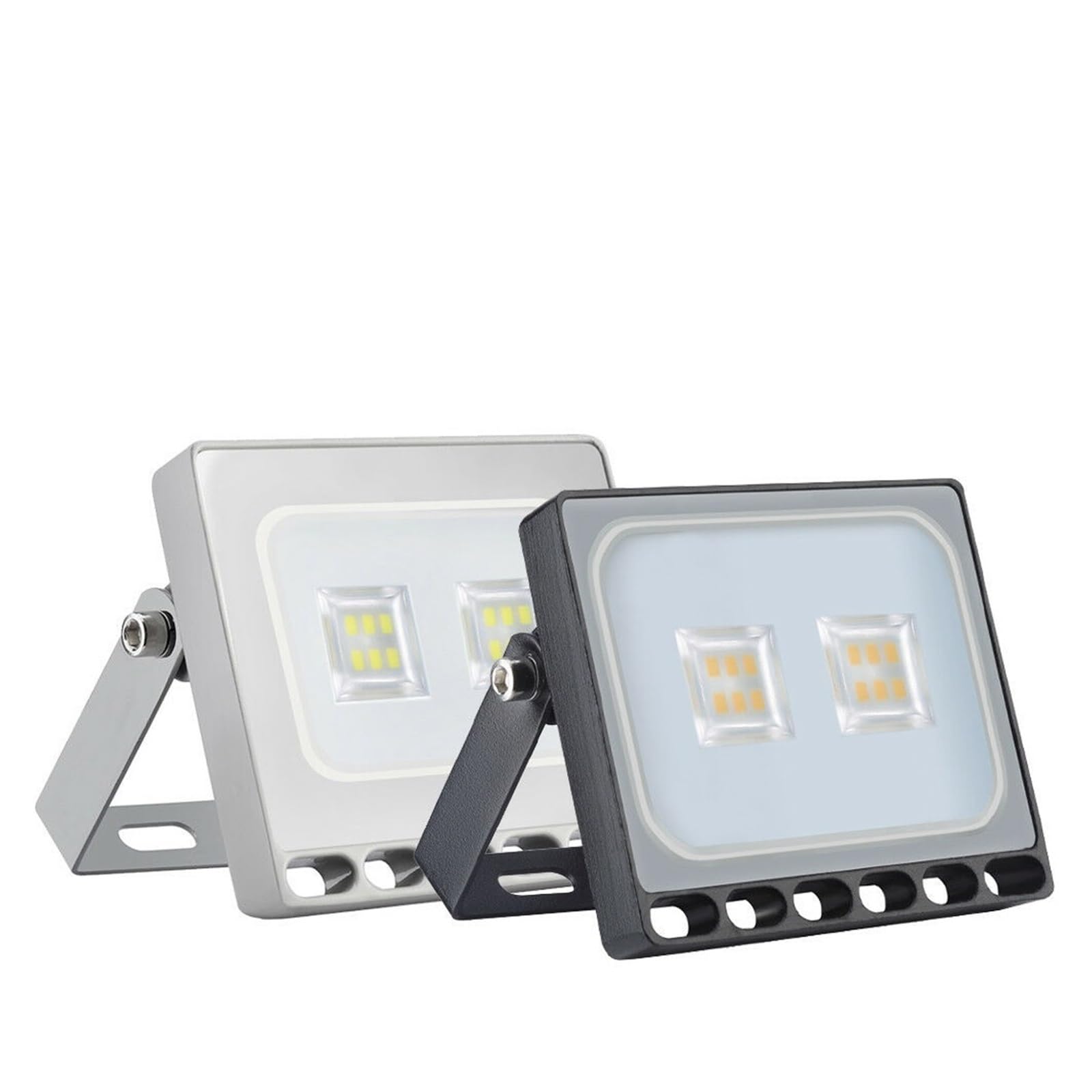 JOLIANE 2pcs 30/50/100W Floodlight Outdoor Led Projector Lamp Security Landscape Light Waterproof Spotlight Outdoor Street Lights(30W)