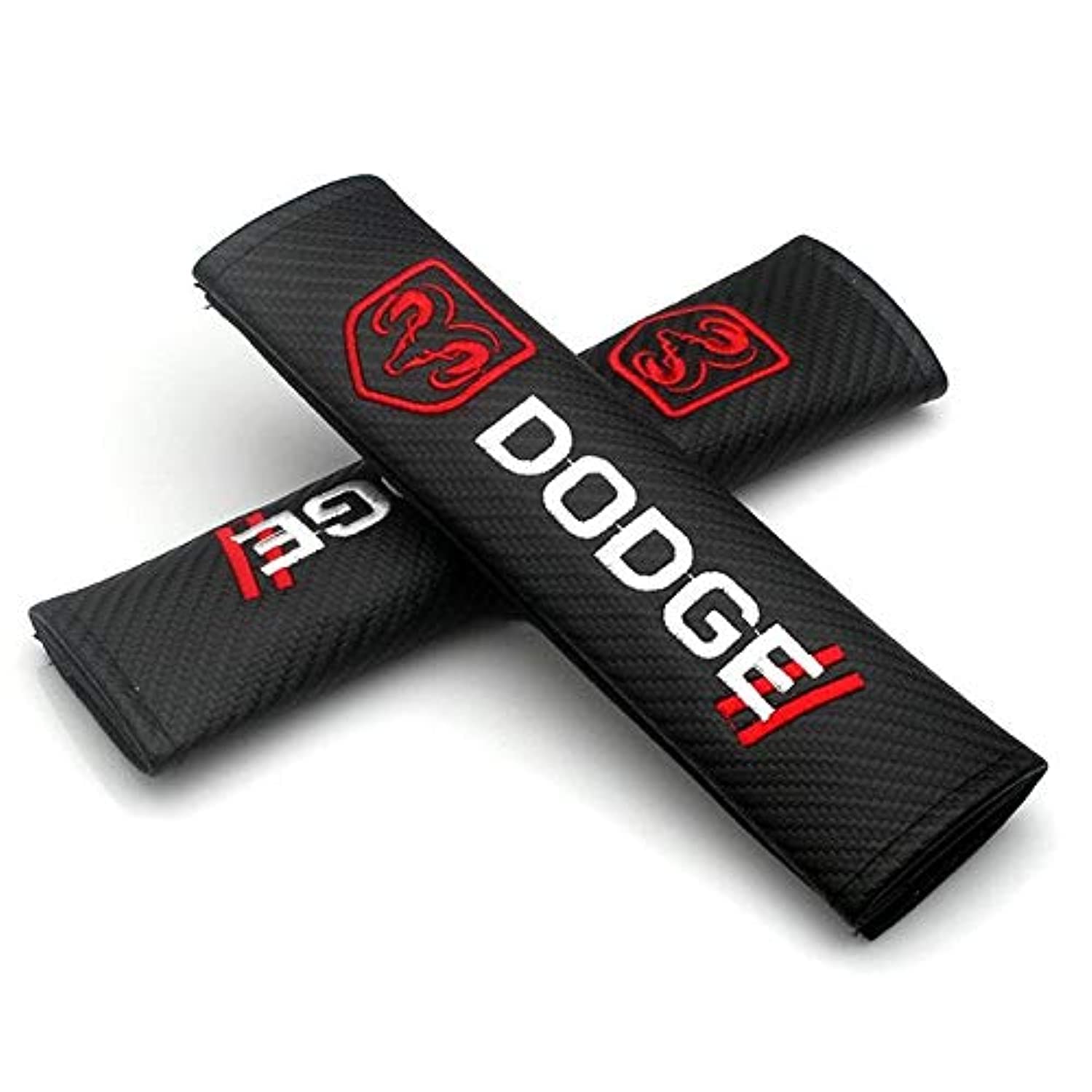 Car Seat Belt Cover Pads Shoulder Cushion set for Dodge