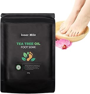 pé árvore chá - SaiBanho Húmidos para Pés Tea Tree - 7,1 onçaimersão para os pés sal marinho árvore do chá extratos naturaioliva sal banho para irritações nas Shrigm