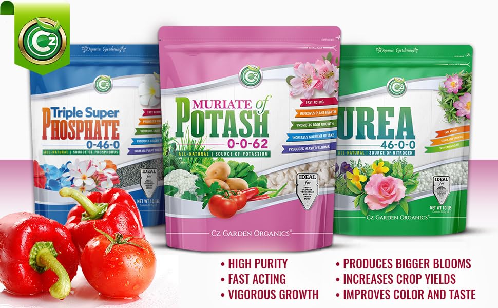 Miniatura 8 de Muriate of Potash 0-0-62 Fertilizante fabricado en Estados Unidos  MOP Potasio Plant Food para plantas de interiorexterior y jardines de flores