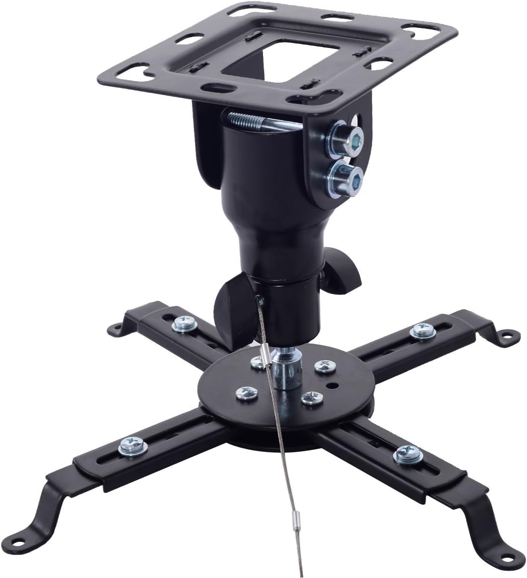 Universal Tilt Ceiling Projector Mount Metal Bracket DLP LCD 360° Swivel 33lbs