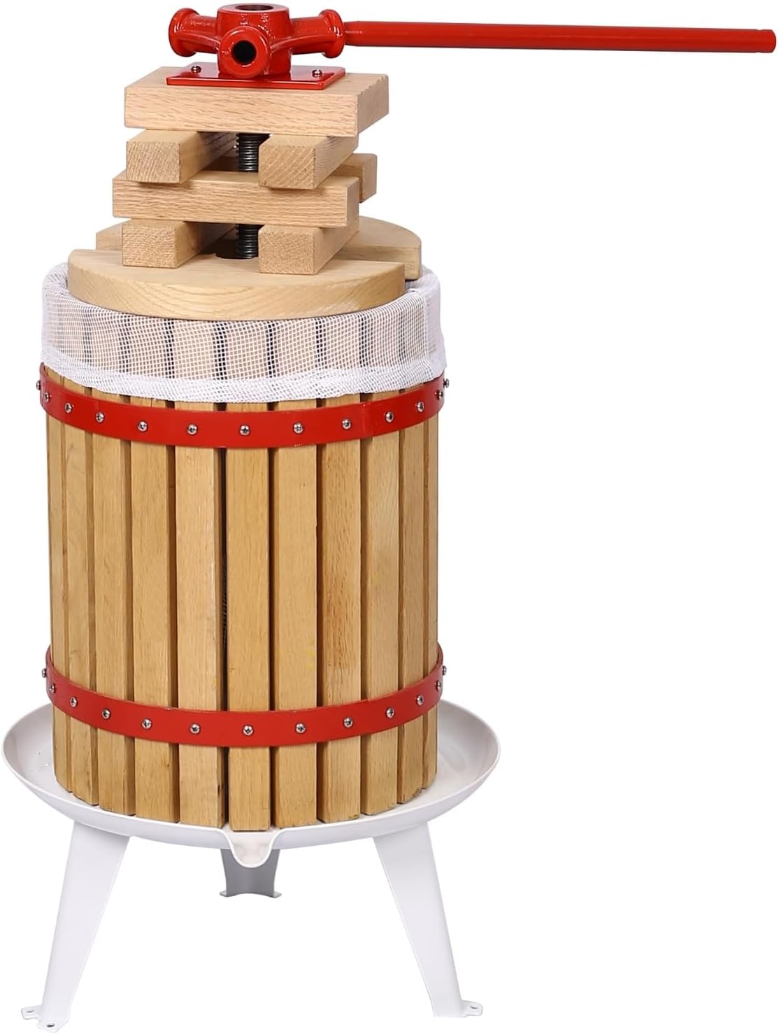 Large city Fruit Wine Press - 4.8 Gallon/18L compatible with Homemade Winemaking