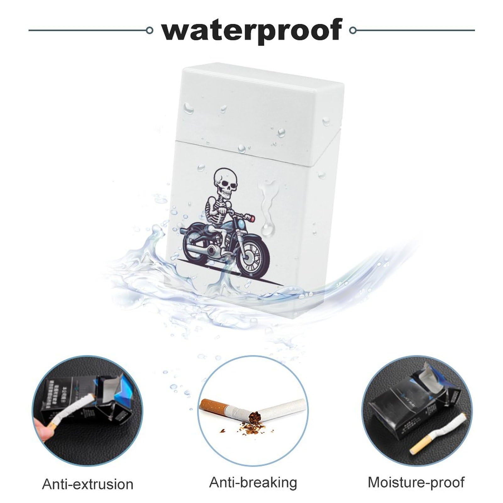motorcycle cigarette case Amazon.com: Motorcycle Rider Cigarette Case Box Flip Open Waterproof Cigarette  Holder Box for Men and Women : Health & Household