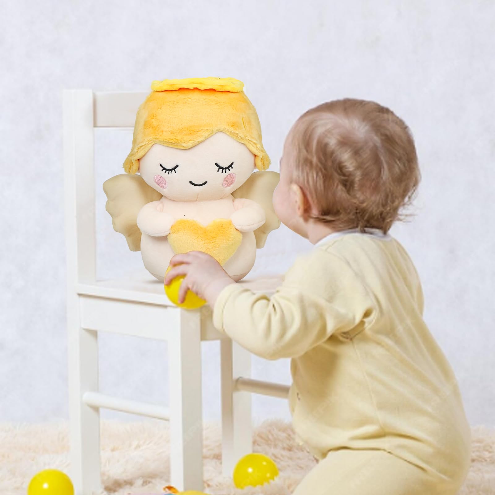 Bambola di peluche angelo Regali di battesimo per ragazzo/ragazza
