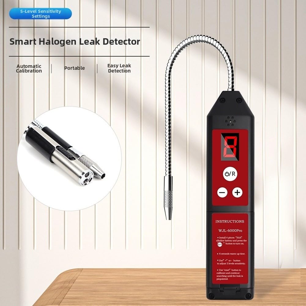 Detector de fugas halógeno WJL-6000pro con 5 niveles