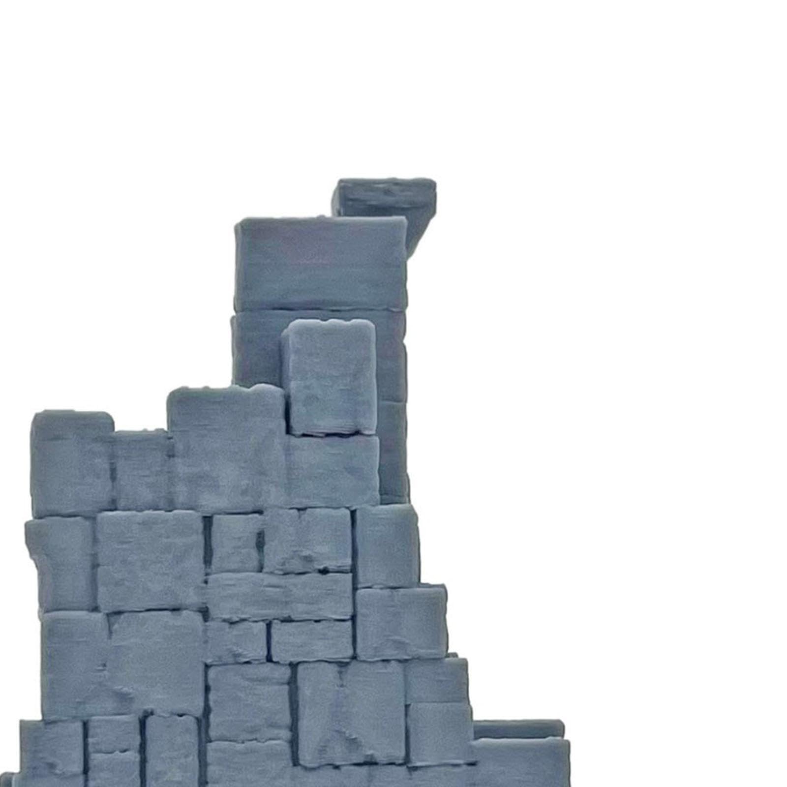 Accessoires de Décor Miniatures de Murs En Ruine pour Les Enfants Amateurs de Loisirs Créatifs