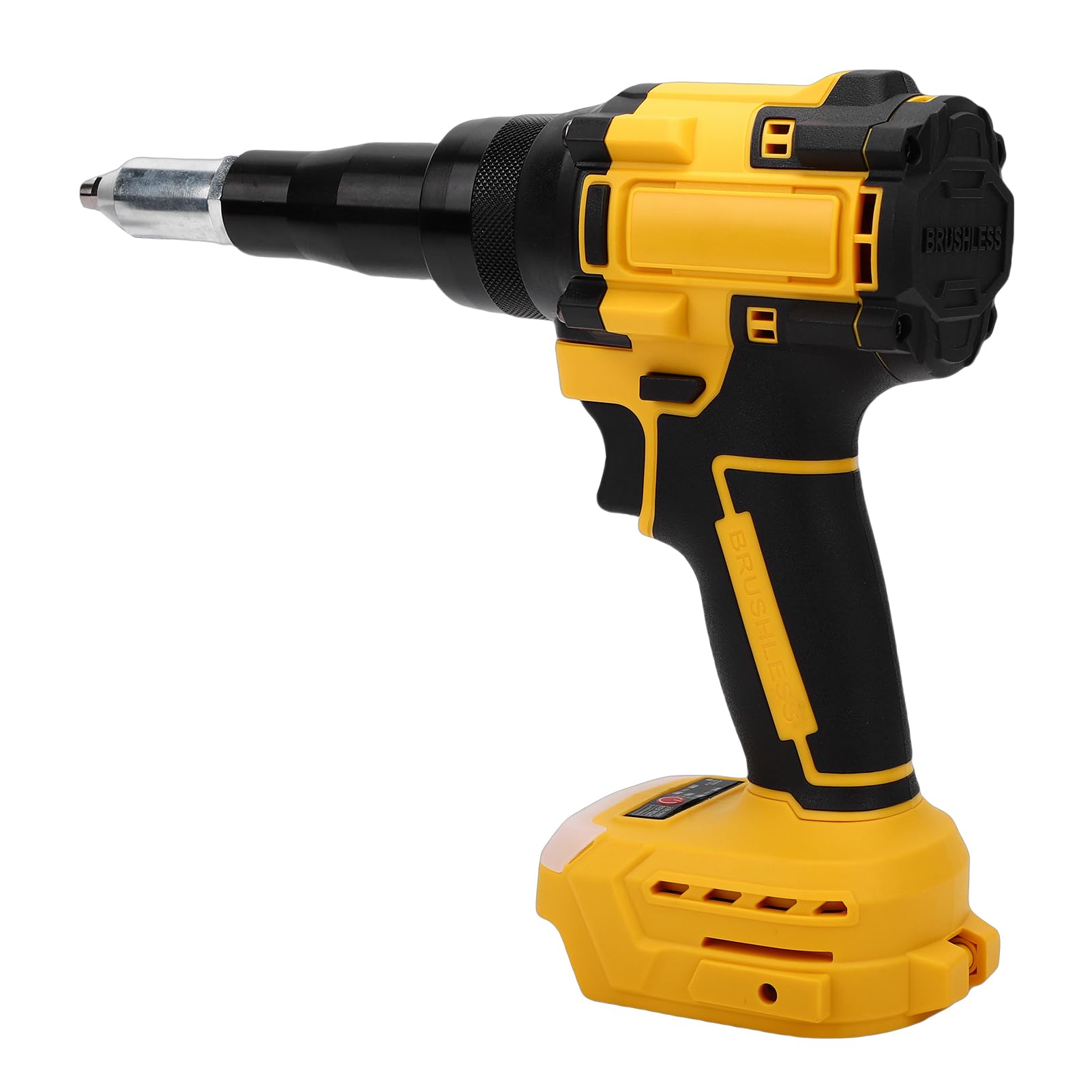 Elektryczny Pistolet do Nitowania, Silnik Bezszczotkowy, 2 Prędkości, Akumulatorowa Nitownica do Akumulatora BL1830B-2 BL1850B- z funkcją Automatycznego Mocowania