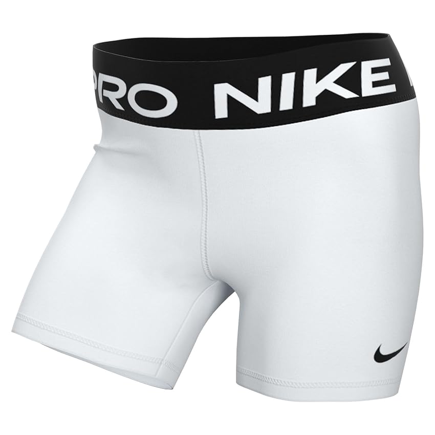Nike CZ9857-100 PRO Pantaloni Sportivi Donna White/Black/Black Taglia XS