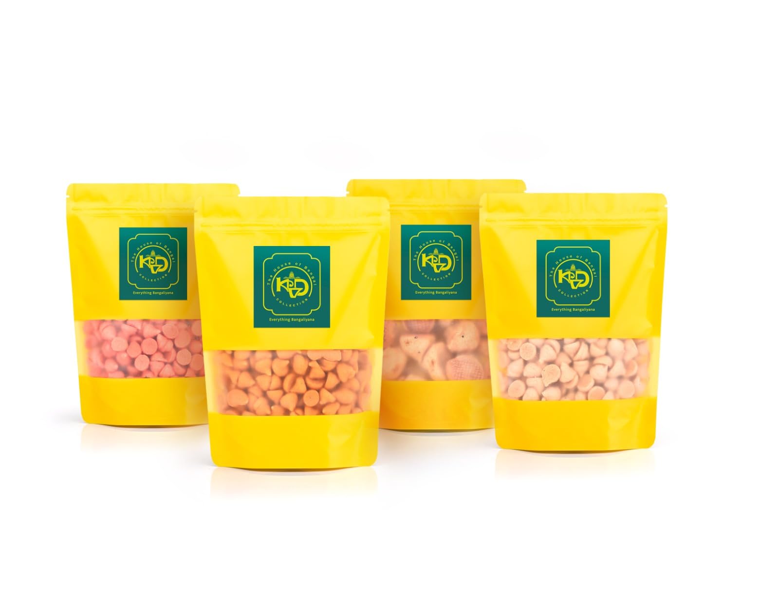 KVD Collection Bangla Premium Combo - 600 grams | Handmade Bengali Urad Bori, Moong Bori, Masoor Bori and Hing Bori - 150 grams Each (Pack of 4) (Small) (B0B65BGVP3) Amazon Price History, Amazon Price Tracker