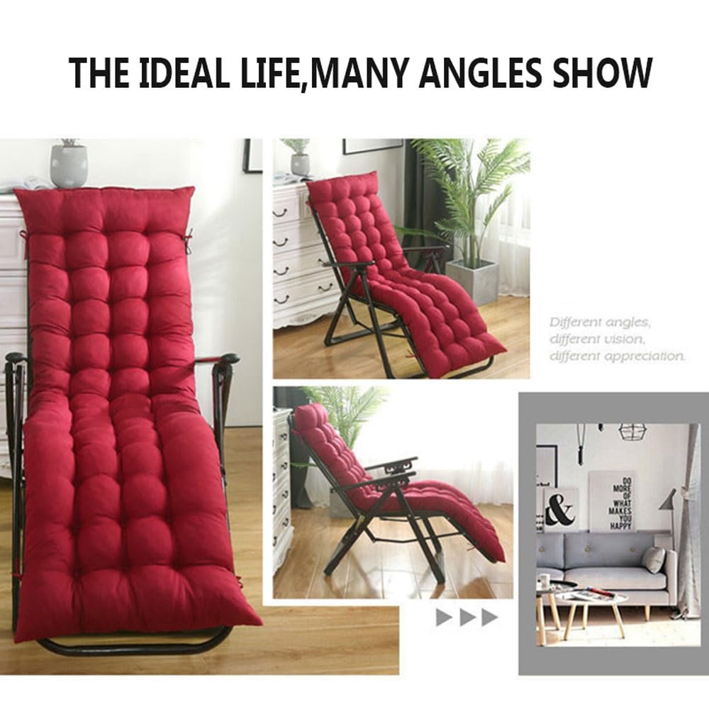 Dicke Liegenauflage 53x170cm - Anti-Rutsch & Superbequem Für Gartenliegen