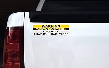 Amazon.com: StickerTalk Stay Back I May Roll Warning Manual