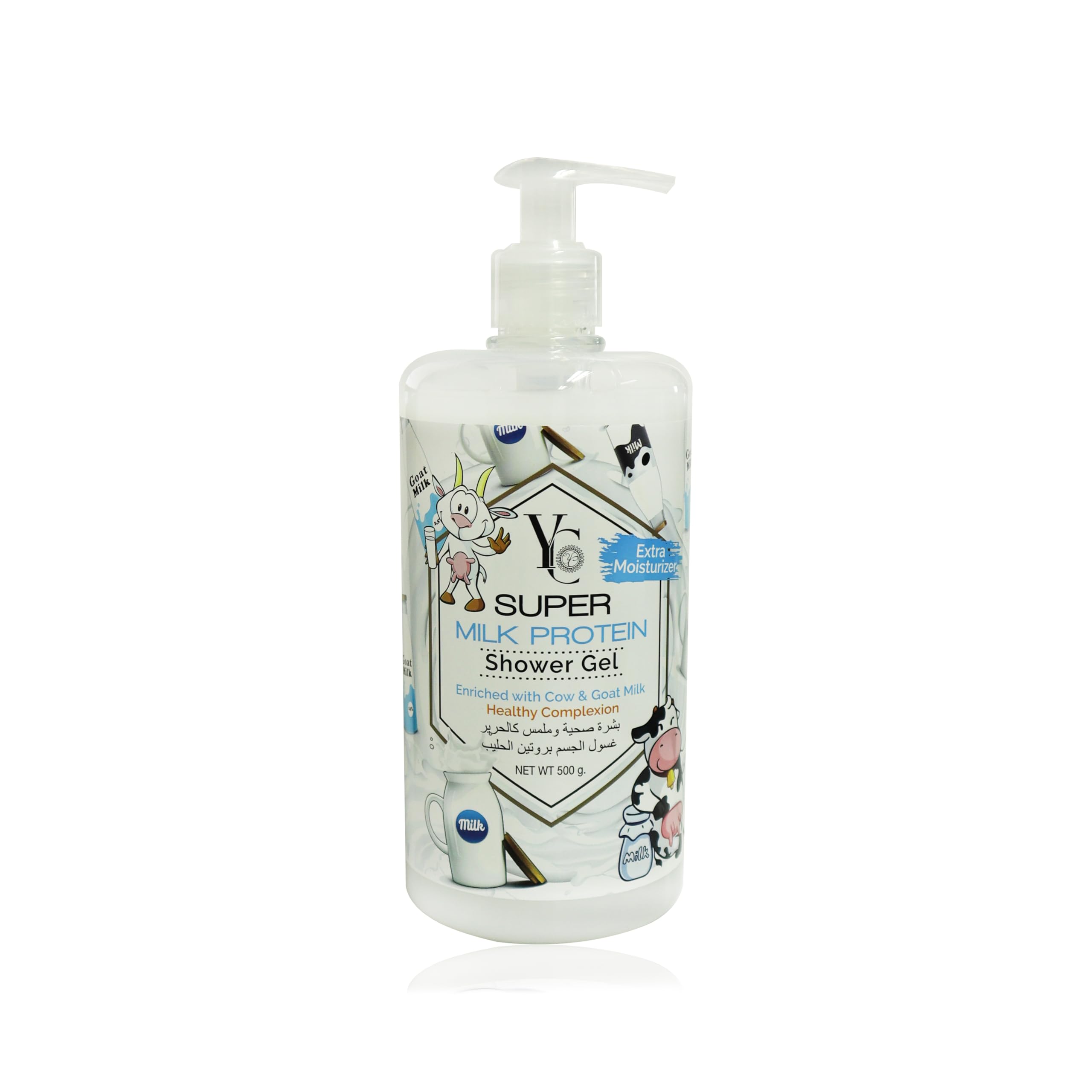 Buy YC Shower Gel (500g, Super Milk Protein Shower Gel – Enriched