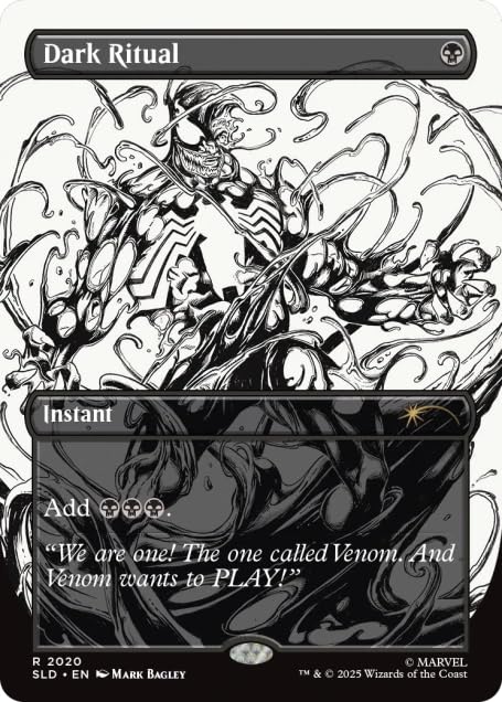 Magic the Gathering Secret Lair x Marvel's Spider-Man: Venom