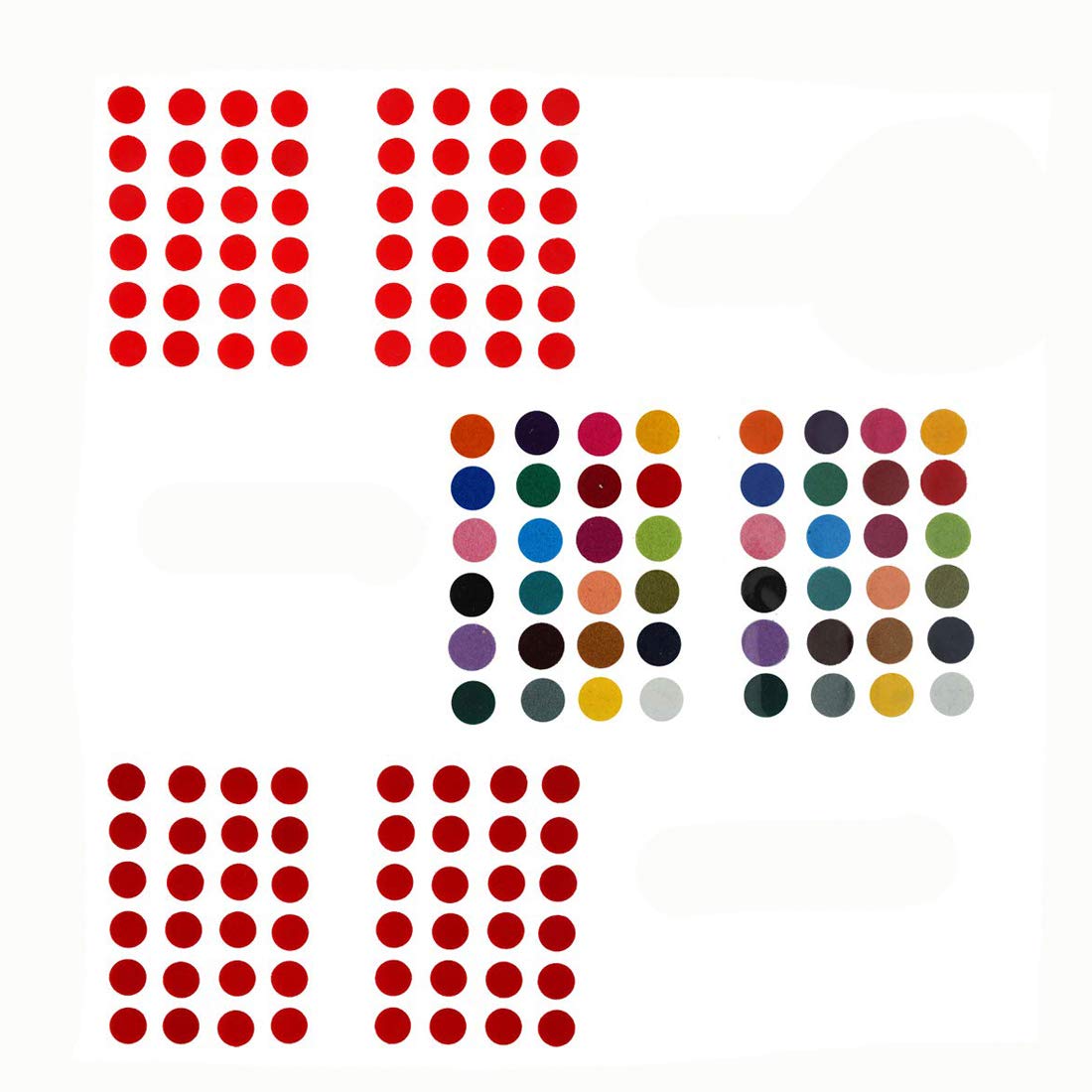 Anuradha Art Jewellery Multi Colour Trendy Round Bindis Combo Paket Tikali For Women (Bindis Size : 10)