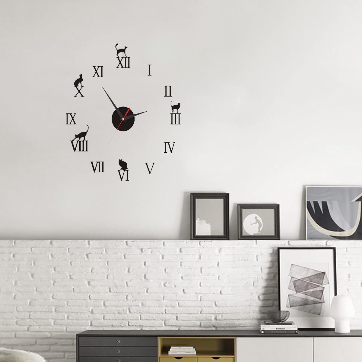 Amazon.co.jp: THGOAU 掛け時計 DIY ウォールステッカー 手作り