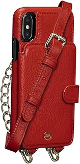 Sena Kyla Crossbody Snap On Cell Phone Case for iPhone X, XS - Wireless Charging Compatible, Red