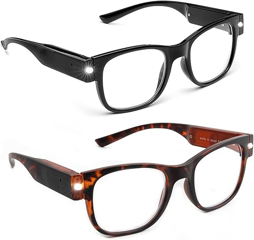 Miniatura 6 de OKH Lighted Rechargeable reading glasses - Clear Vision Hands Free LED Eyewear with blue light readers