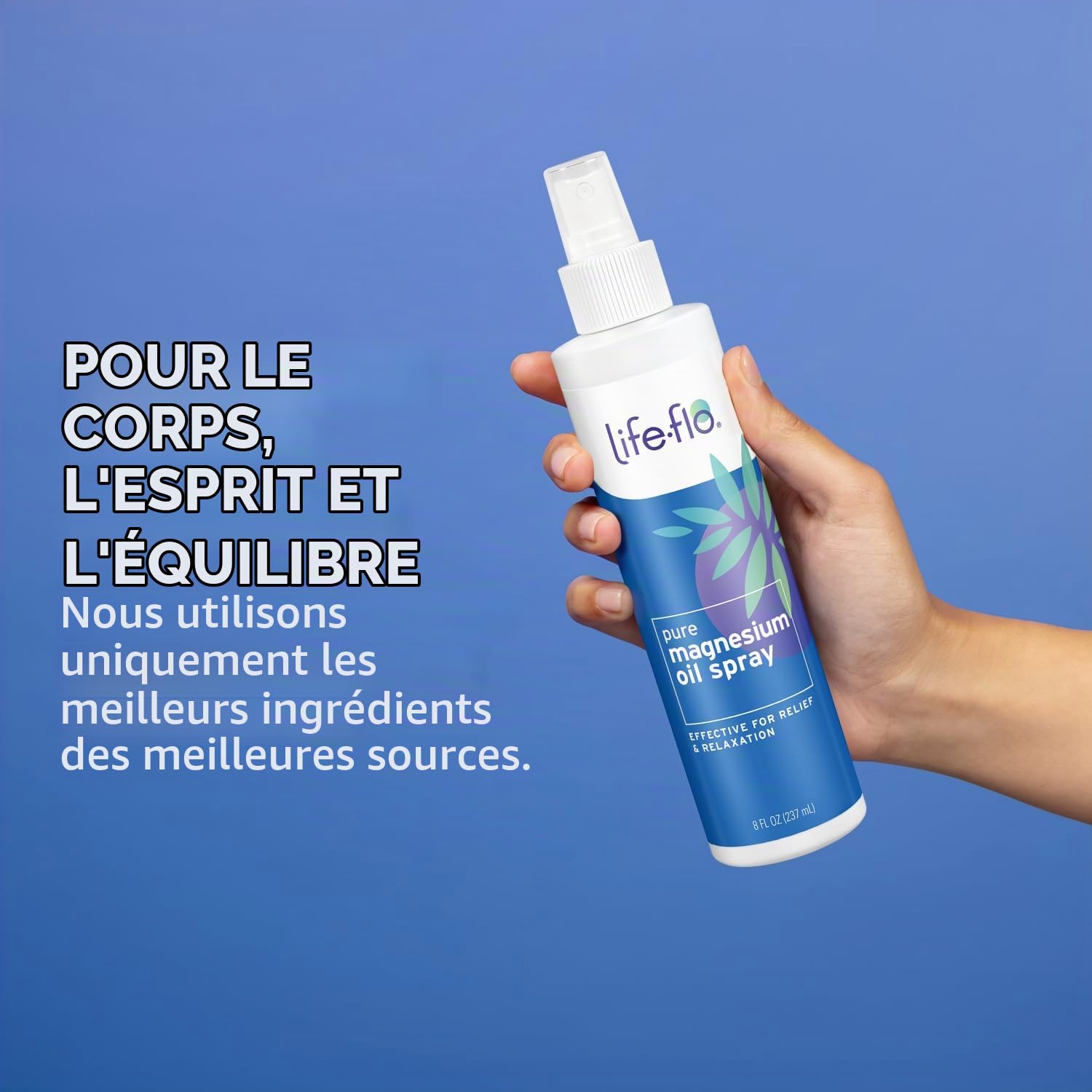 Life-Flo Pure Huile de magnésium, 226,8 gram