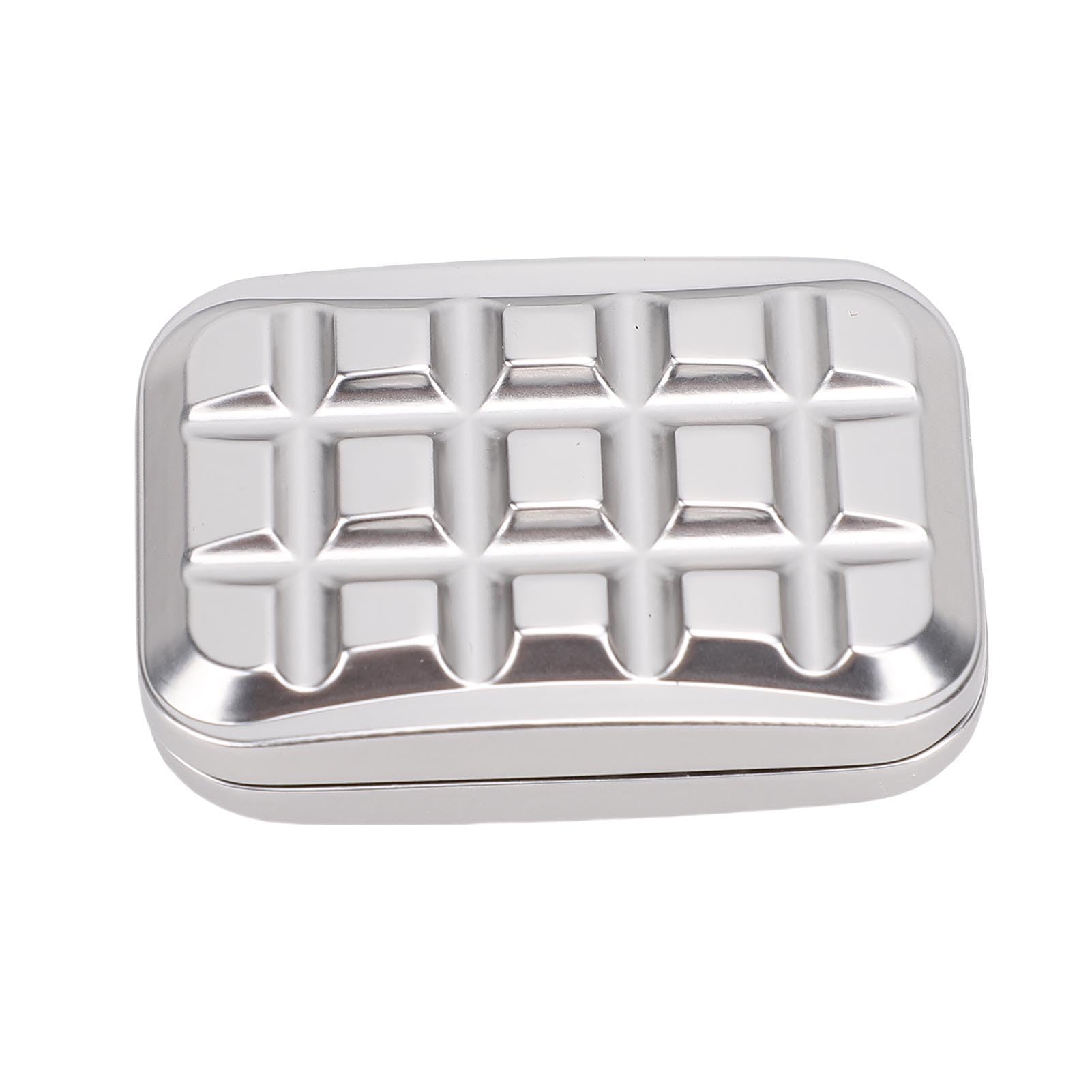 Metal Push Card Slider Toy Alloy Decompression Stress Relief Slider Chocolate Engraved for Adult Kids Meditation