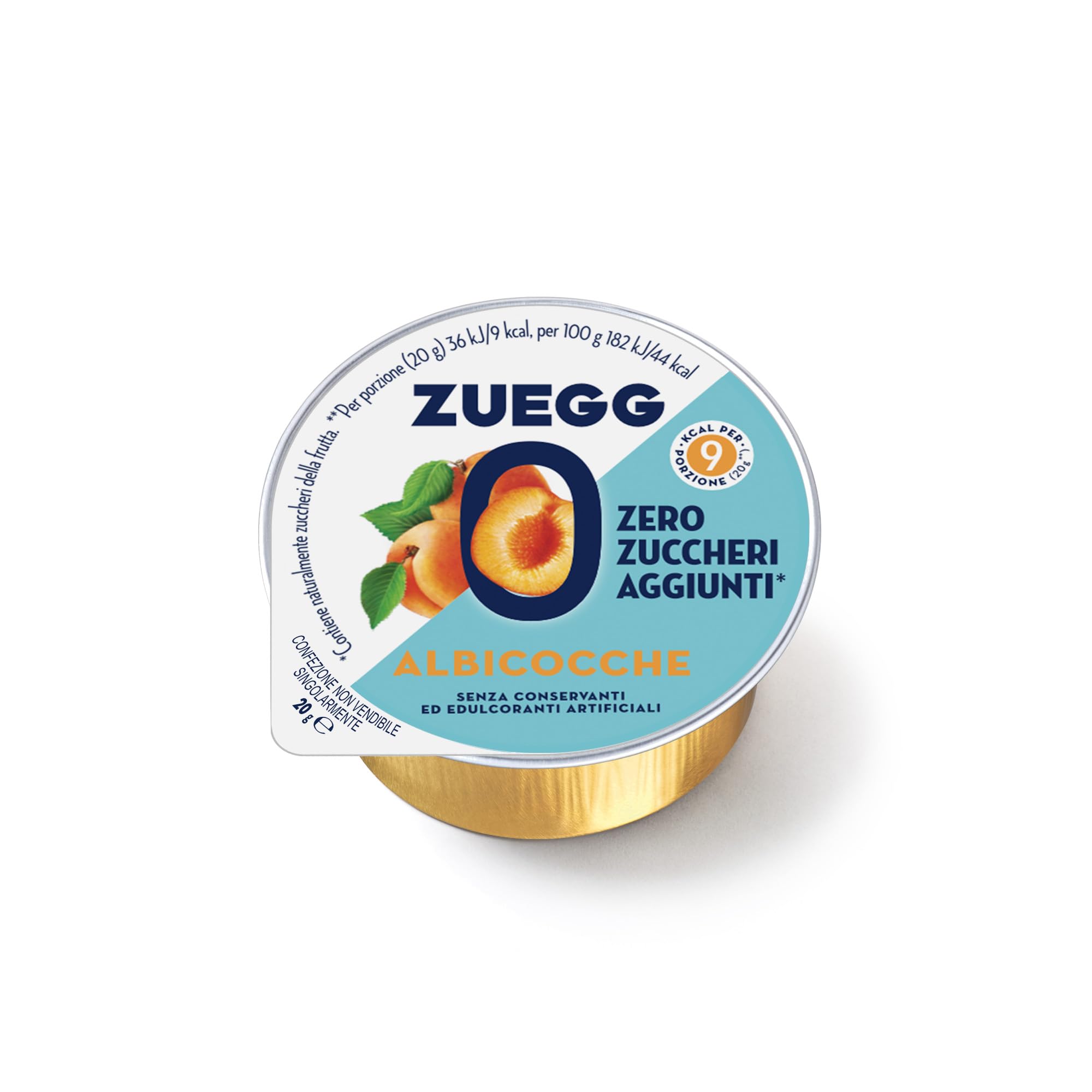 Zuegg Confettura Extra Zero Zuccheri Aggiunti Monodose, Gusti Albicocca, Fragola, Frutti di Bosco - 90 Monoporzioni da 20g (30 pz per Gusto) Ideale per B&B, Hotel, Buffet (90 Porzioni x 20g)