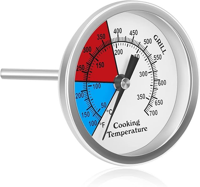 Onlyfire Oven, BBQ Charcoal Smoker Gas Grill Thermometer, 76mm Dial