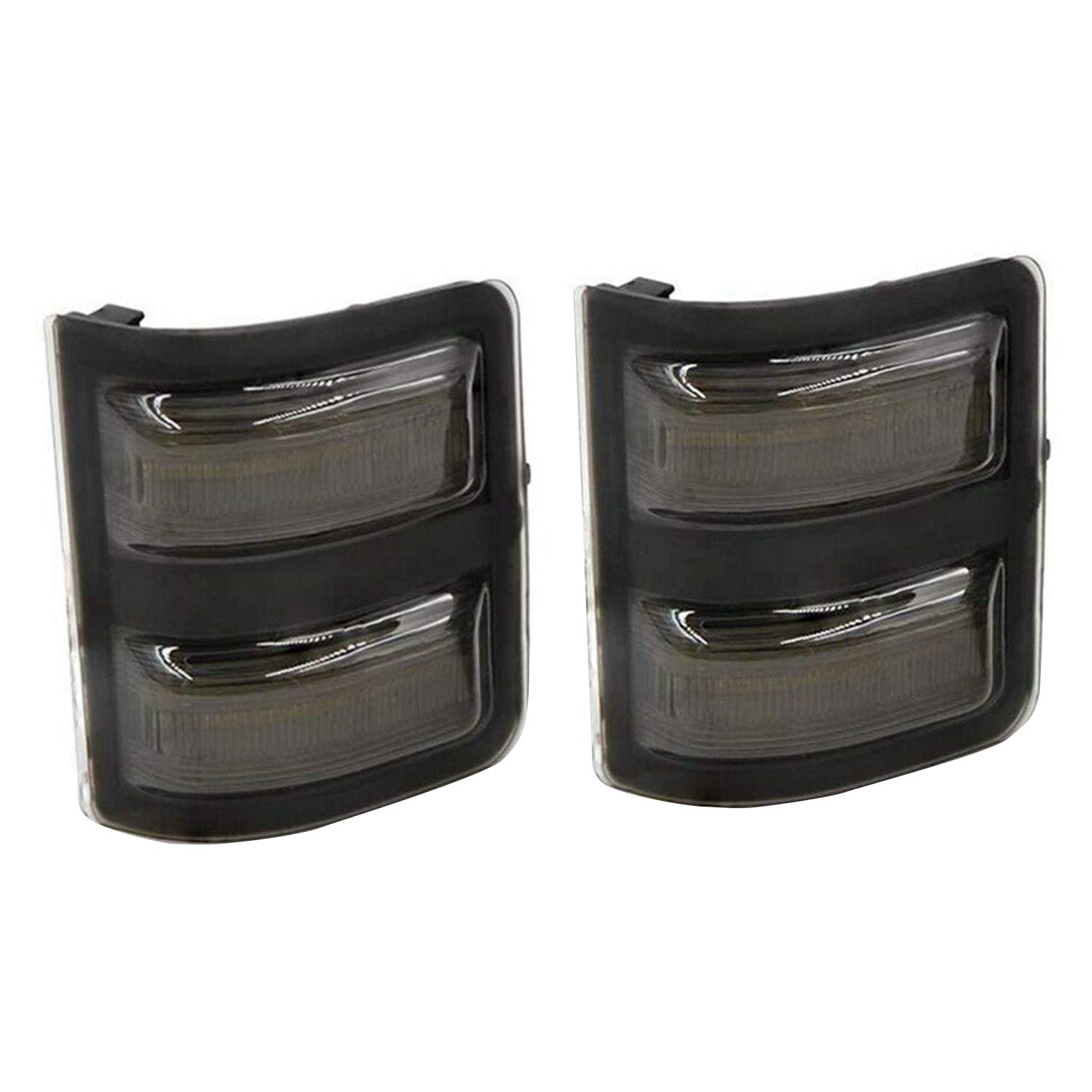 2PCS LED Side Mirror Lights Turn Signal Lamp for 2008-2016 Ford F250 F350 F450 F550, Light Side Mirror Marker Blinker Lamp, for Super Duty 2008-2016 (style 1)
