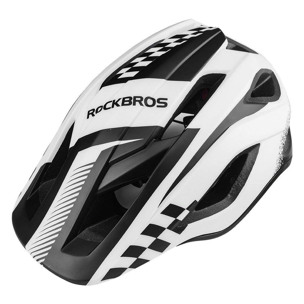 ROCKBROS Downhill Helm Kind Fiets Kinderhelm Integrale Helm Integraalhelm S 48-53cm M 53-58cm Jongens Meisjes met Afneembare Kinbescherming voor MTB BMX EPS/PC Schokbestendig