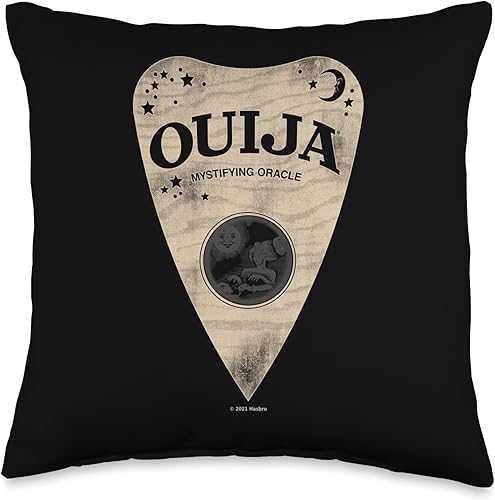Ouija Planchette of Spirits - Almohada de 16 x 16 pulgadas, multicolor