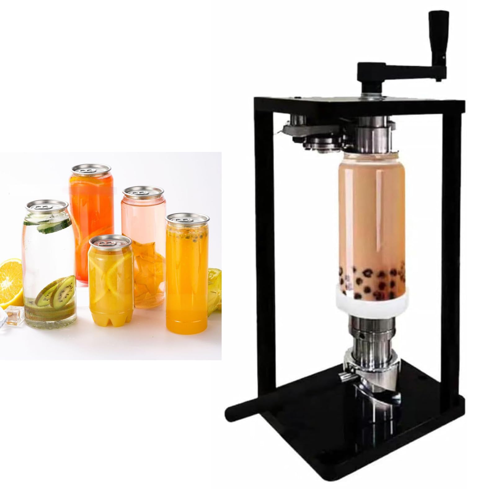 ASerZenith Manual Can Sealer Machine For Precise Sealing, Ideal For Home And Commercial Use In Preserving Canned Food, Milk Tea, And Coffee