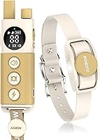 Jugbow Shock Collar for Dogs: 4200FT Remote Training Collar, Waterproof LED Light, 3 Humane Modes for 15-120lbs Small to Large Breeds (Beige)