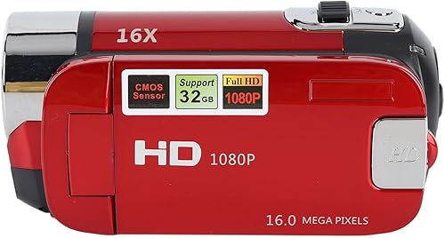 Miniatura 9 de Cámara 1080P de 16 MP con TFT de 2.7 pies, cámara de video digital 16x, cámara digital giratoria y recargable para niños, adolescentes y