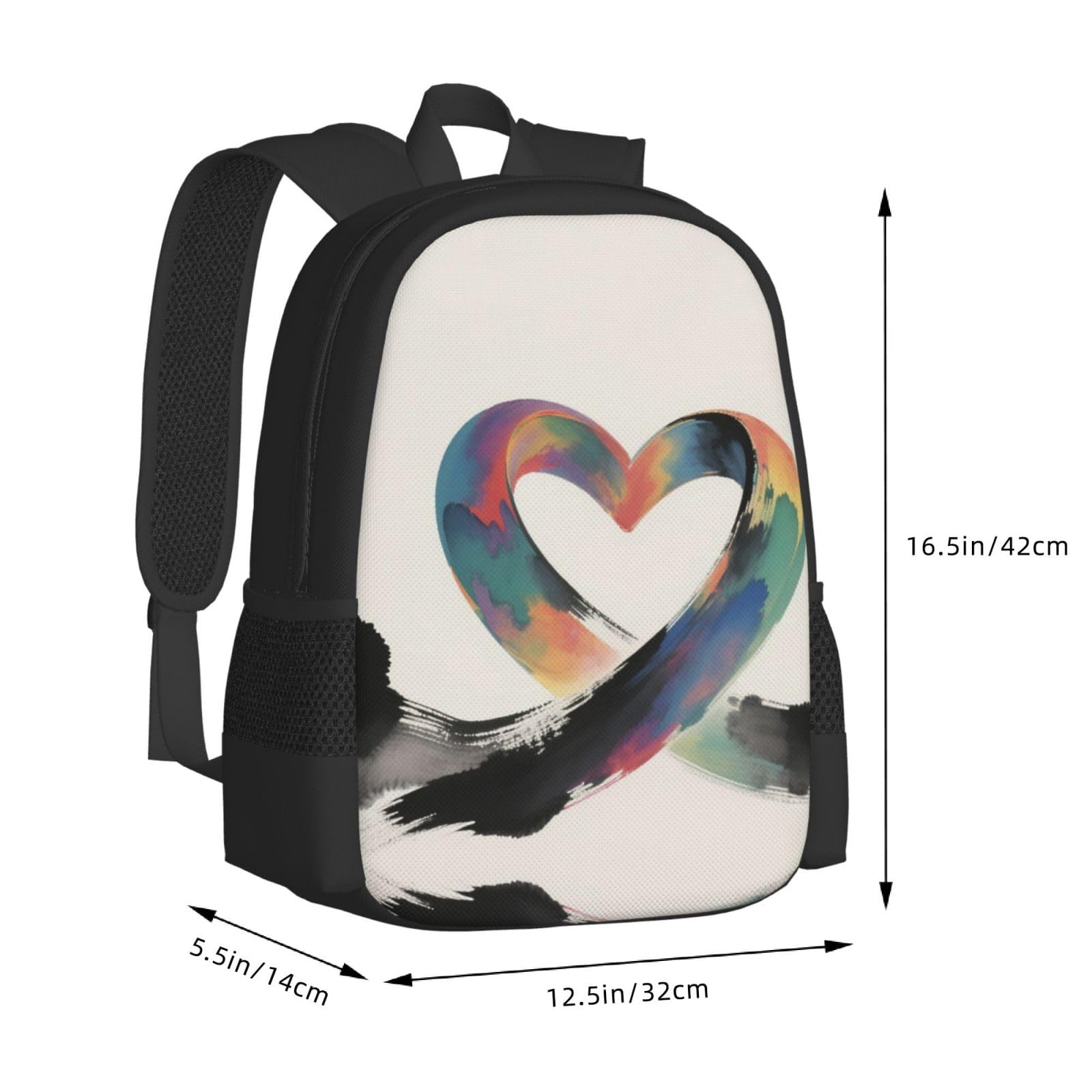Higanbana plecak unisex 15,6 cala laptop czarny Oxford plecak
