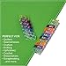 RAGNAROS Multipurpose Sewing Clips For Quilting Crafting With Tin Box Assorted Colors 110 Pack 2 Size100 Small 10 Large