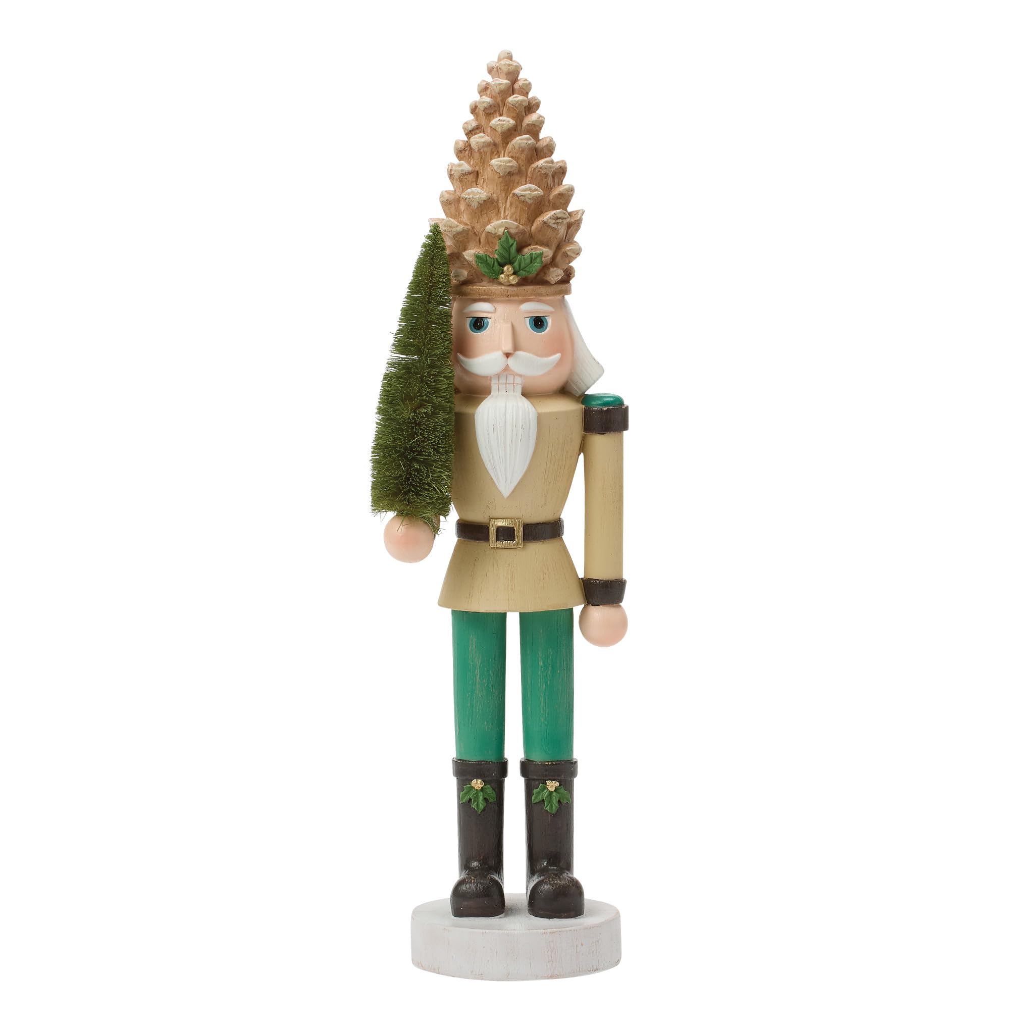 Department 56 Christmas Forest Favorites Figurine Soldat en Grain de Bois avec Arbre 37 cm