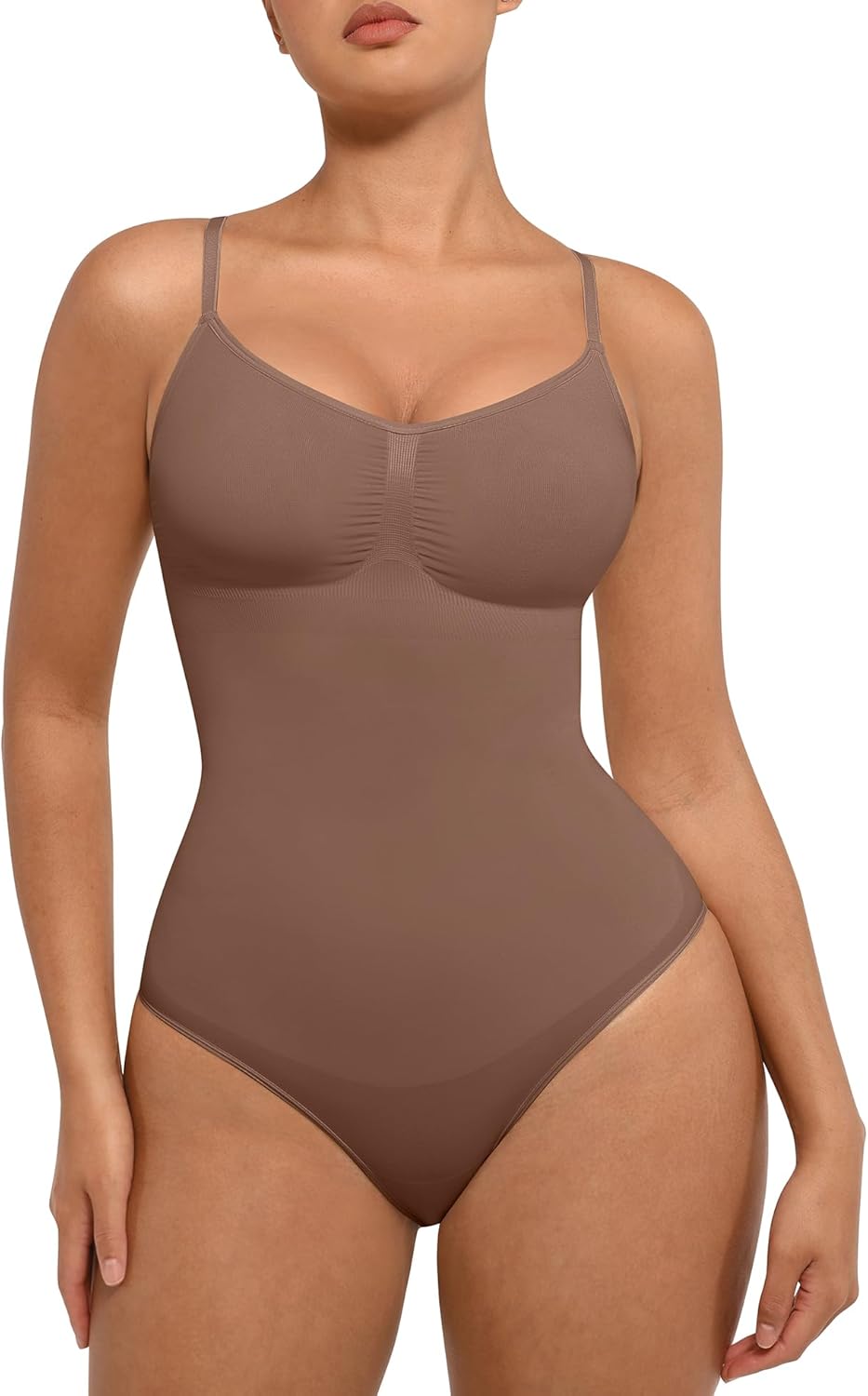 FeelinGirl Shapewear Bodysuit for Women Tummy Control Full Body Shaper Snatched Waist Bodysuit