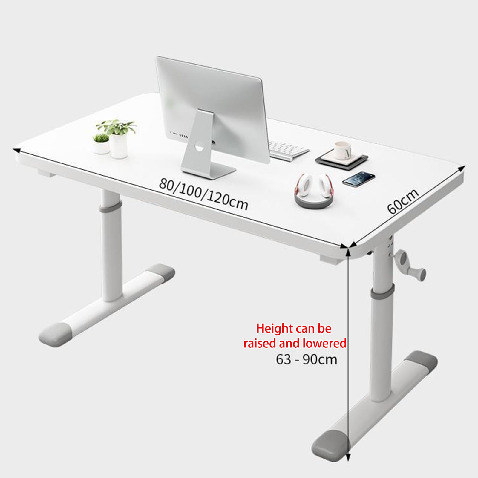 Bureau Assis-Debout Ergonomique à Hauteur réglable pour Le télétravail et Les Jeux vidéo - Améliorez Votre Confort avec Cette Table d'ordinateur pour étudier et Travailler dans vot