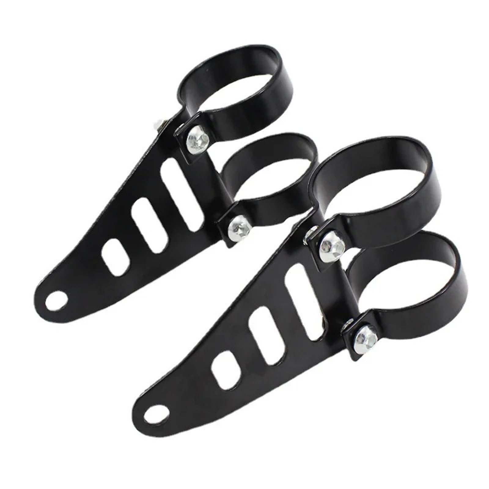 Headlight Bracket Mount 1 Pair Universal Motorcycle Headlight Brackets with Mounting Parts Refitted HeadLamp Holder 41-43mm