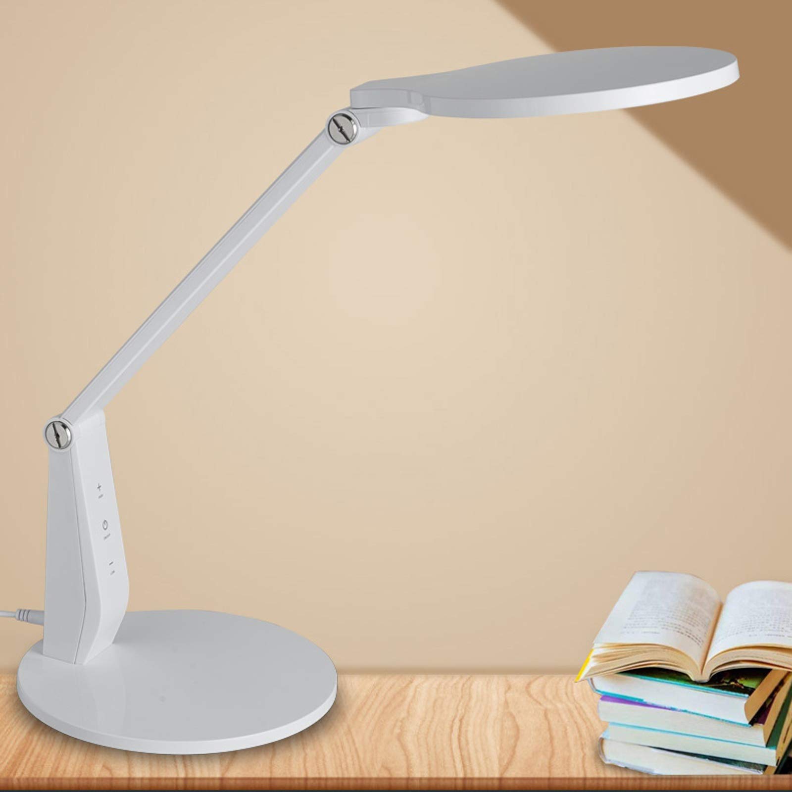 Lámpara Escritorio LED Lámpara plegable de la lámpara plegable de la lámpara plegable de la lámpara de control de control de control táctil de la lámpara de control táctil de 7W regulable con función