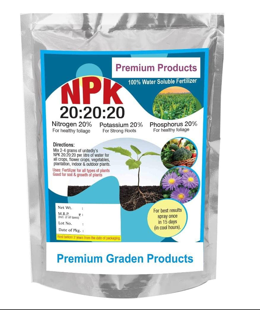 See full amazon price history chart for NPK 20 20 20 Fertilizers for Plants | Complete Plant Food NPK Fertilizer for Growth Boost and Maximum Production | Ideal for Home, Garden & Outdoor Plant Care (5 kg) NPK 20 20 20 Fertilizers for Plants | Complete Plant Food NPK Fertilizer for Growth Boost and Maximum Production | Ideal for Home, Garden & Outdoor Plant Care (5 kg) (B0C5562QQR) Amazon Price History, Amazon Price Tracker