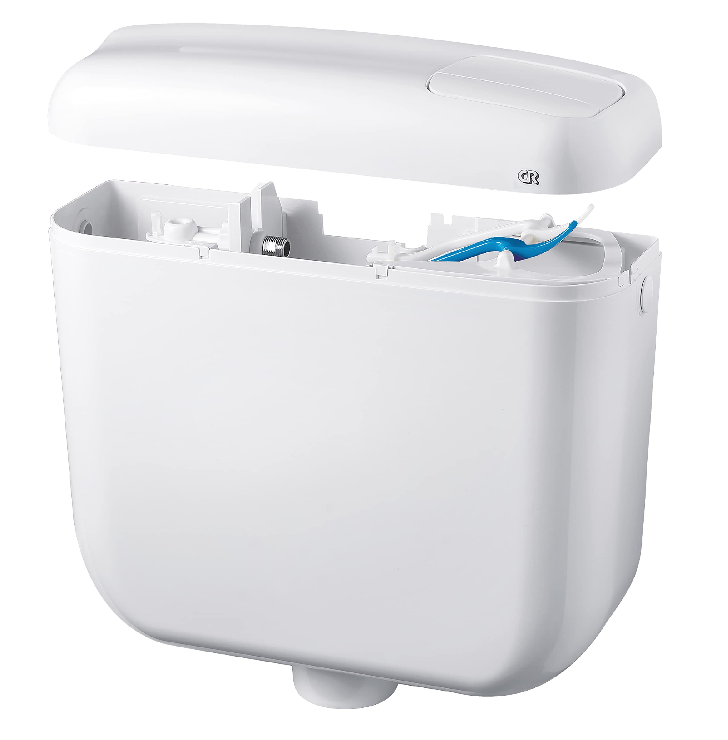 CASSETTA CONCEPT 2 WC ESTERNA LT3/9 COMPLETA SCARICO DOPPIO CON RUBINETTO