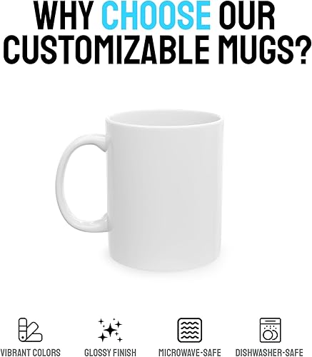 Miniatura 2 de Taza de café personalizada – Taza de cerámica personalizada con foto, texto o logotipo, taza de té | Taza personalizada con imagen o mensaje | Idea