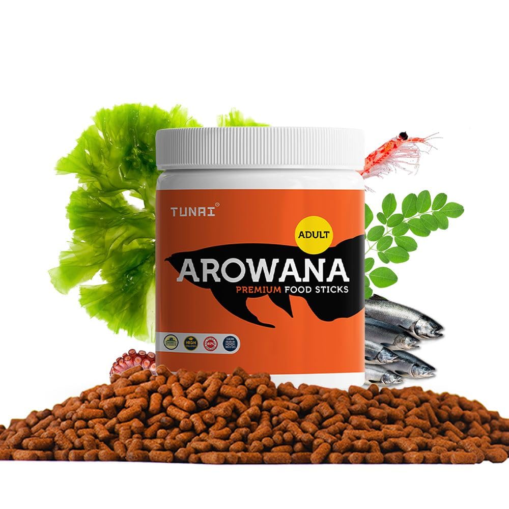 Tunai Arowana Fish Food Sticks |200g| for Adult Arowana, 40% Protein with The Benefits of Moringa, BSF Larvae, Squid Liver and Shrimp, Boost Growth and Vibrant Colors (B0C3B4D232) Amazon Price History, Amazon Price Tracker