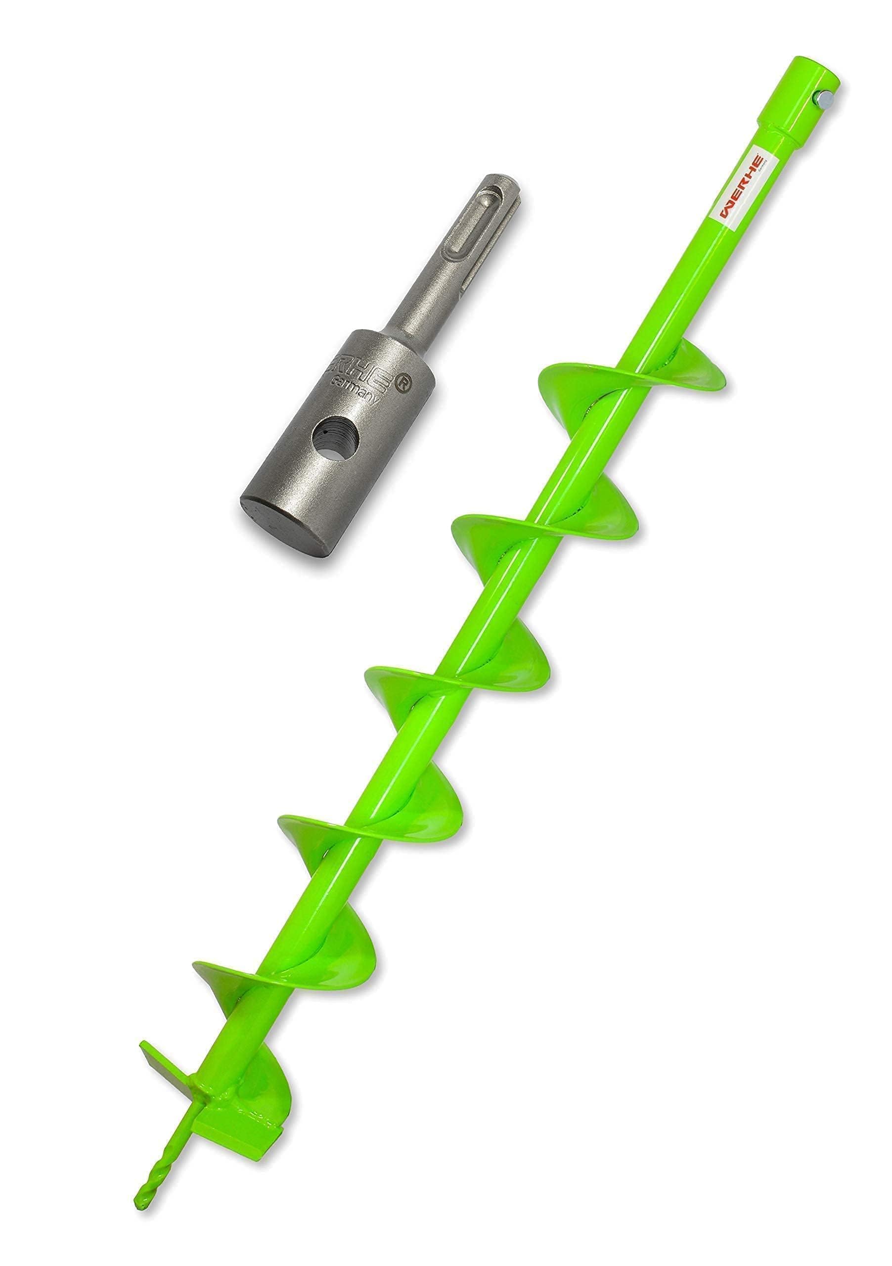 WERHE Punta da terra 120mm con supporto SDS Plus Punta robusta