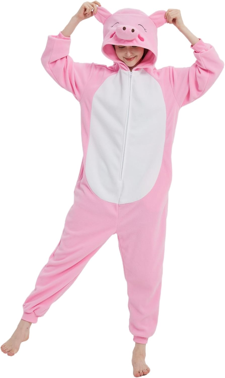 Onesie Adult Animal Costume Halloween Christmas Cosplay Sleepwear Funny One-Piece Pajamas for Women Men and Teen - Image 5