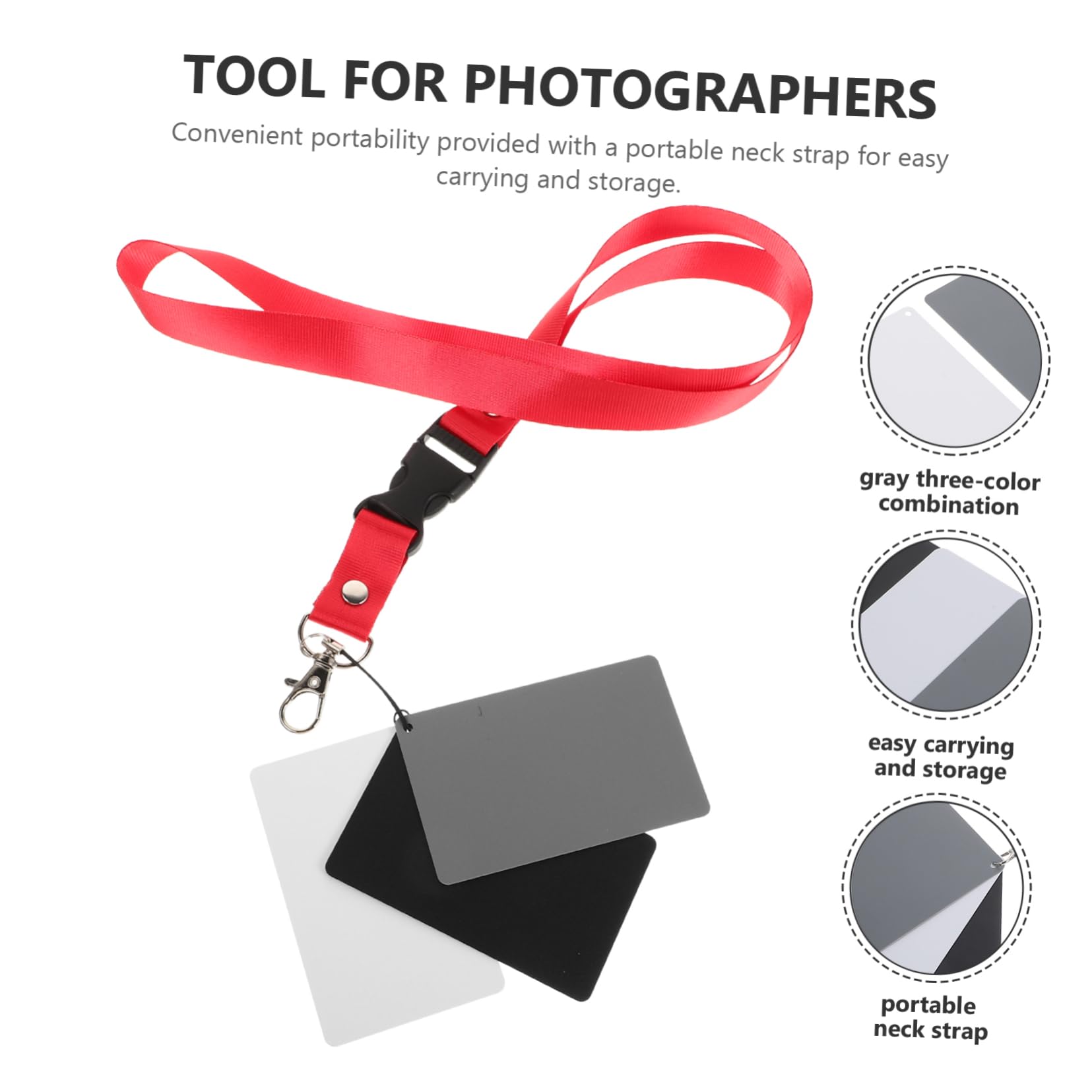 Precisa per Bilanciamento Lega 18% del e Bianco di Alluminio Accessorio Compatto Esposizione Fotografia e Riprese