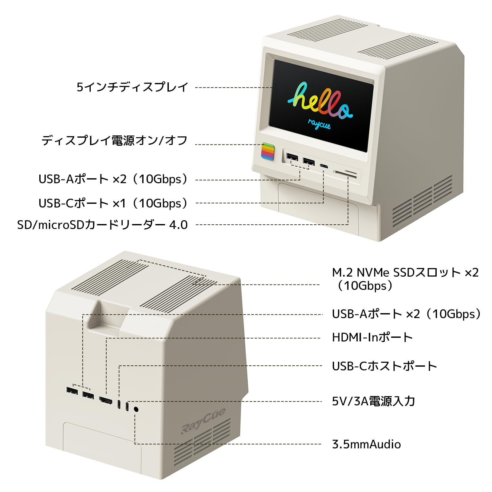 Amazon.co.jp: RayCue 128K Puls Mac mini M4 対応ドッキング